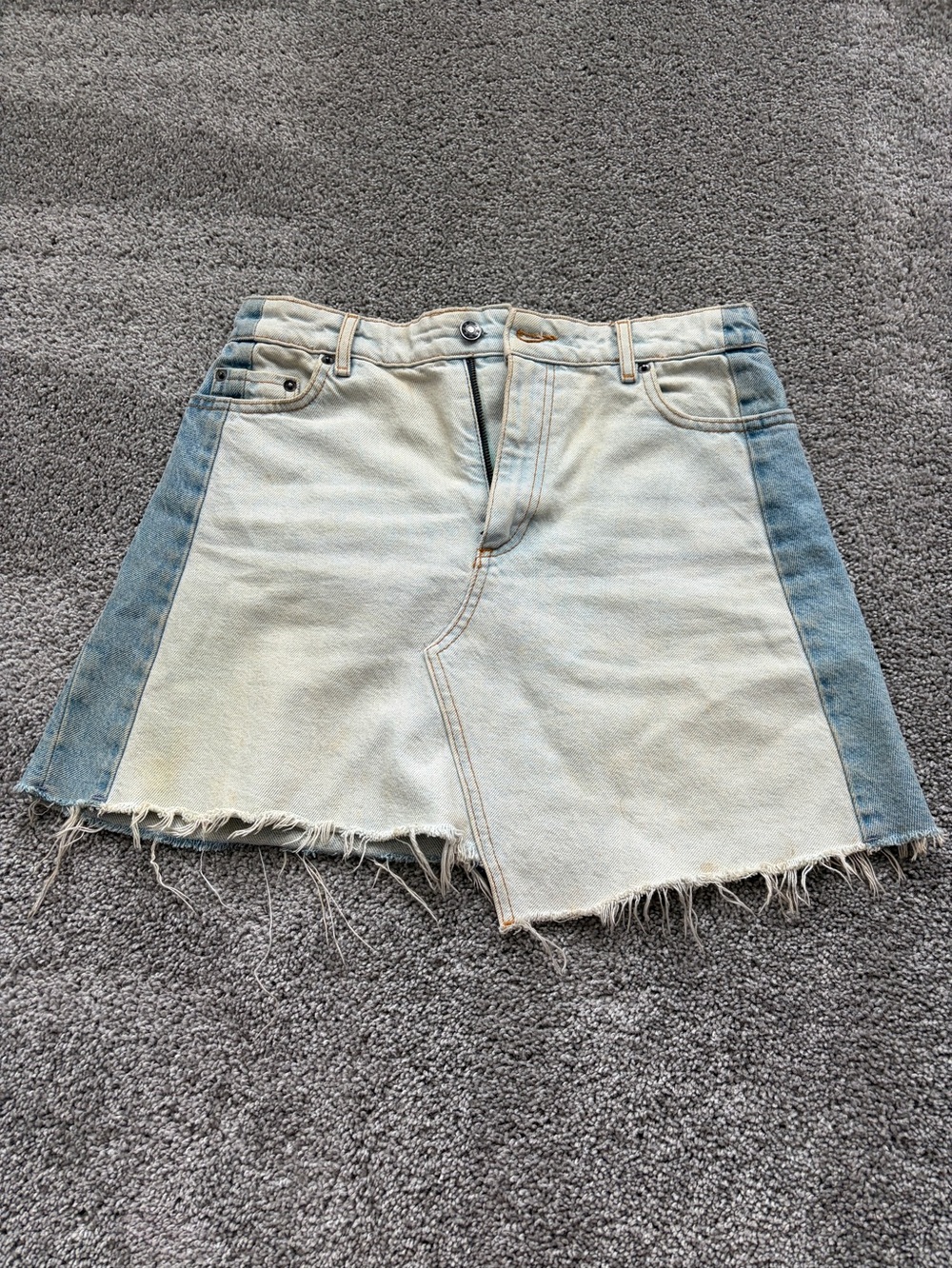 Women’s Paris Atelier & Other Stories Two-Toned Denim Skirt